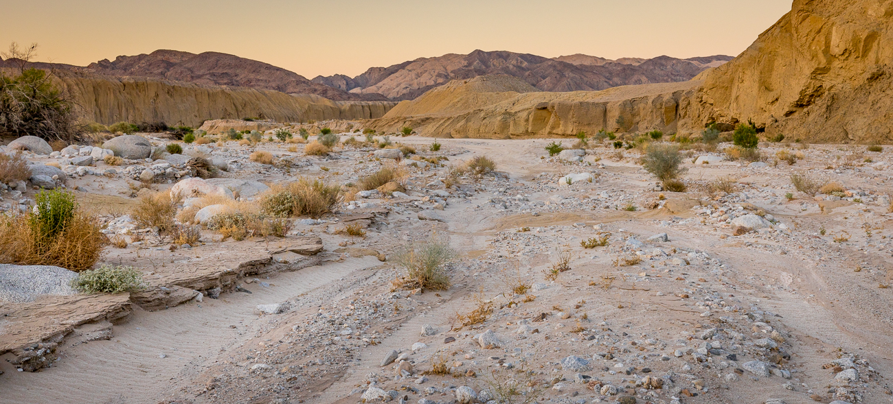 AnzaBorrego; deserts; dry wash; huge cliffs; tiny people; dirt roads; off road; California; San Andreas; Salton Basin